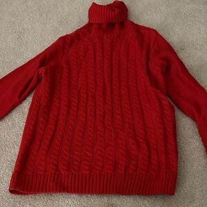 Croft & Barrow Vibrant Red Knit Sweater